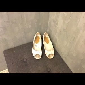 Mini White Heel Shoes